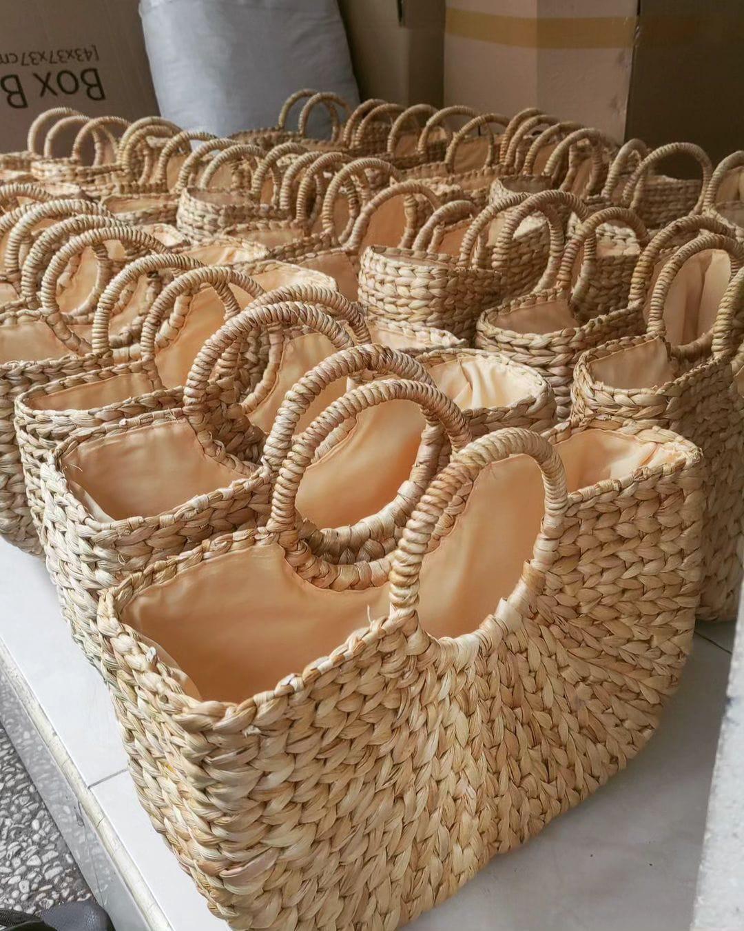 Straw Water Hyacinth Shoulder Bag
