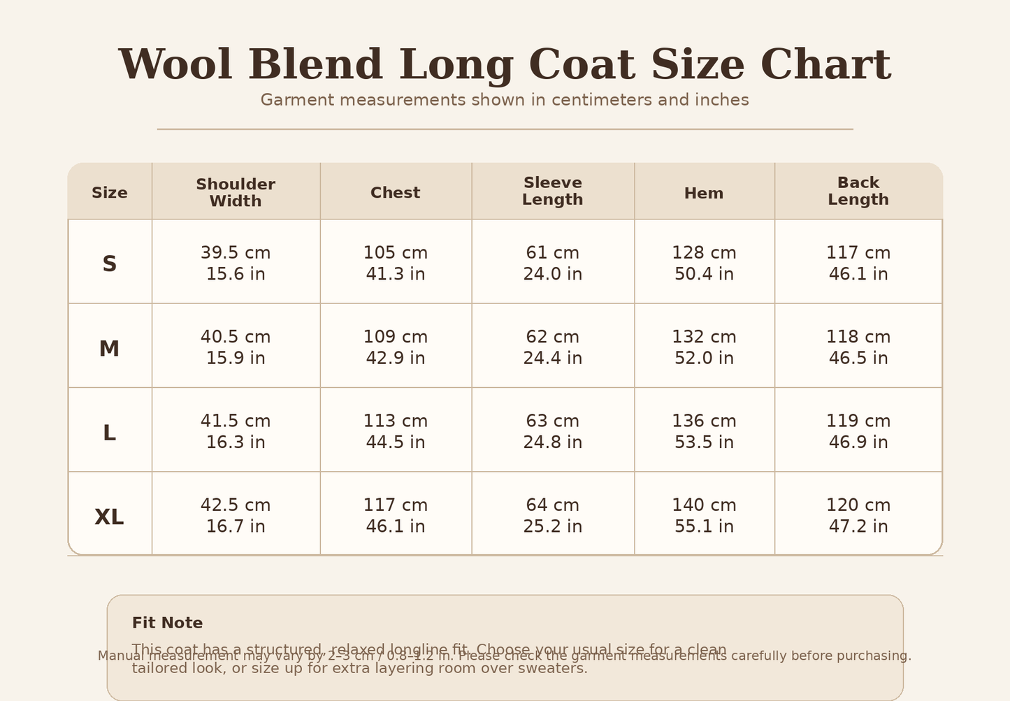 Ladies jacket woolen herringbone long overcoat