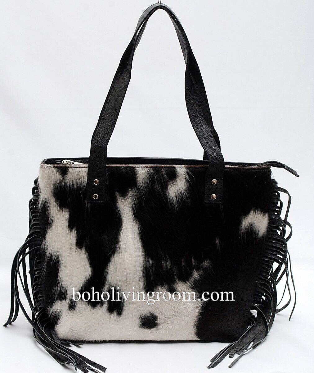 Cowhide western bag