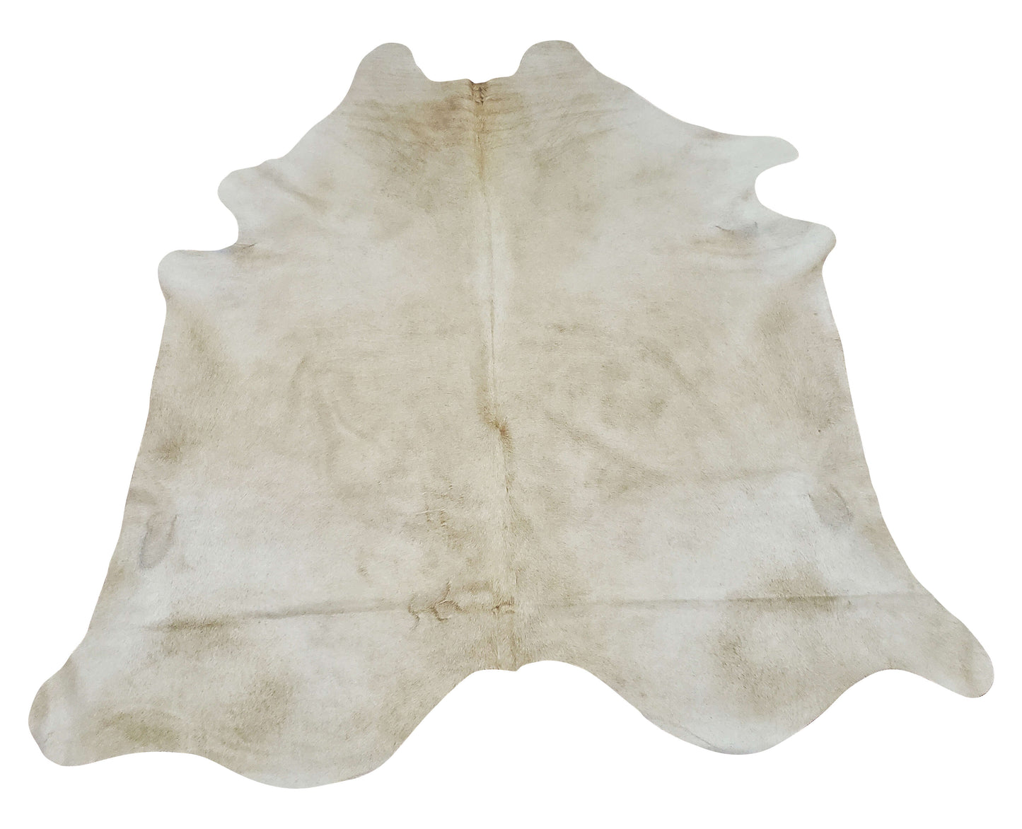 Genuine Cowhide Rug Light Beige 7ft x 6ft