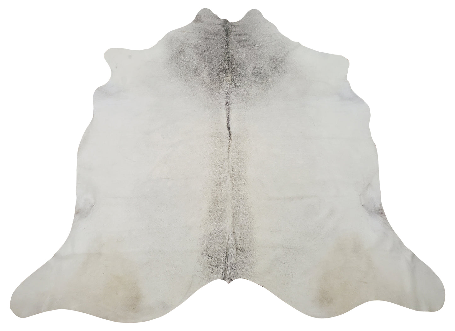 Cowhide Rug Light Grey Ivory 7ft x 7ft