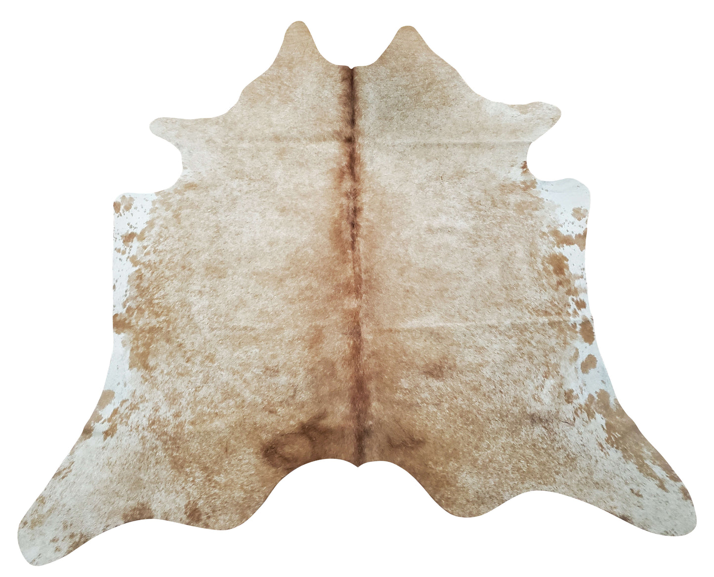 This solid beige cowhide rug is lovely, its hundred percent genuine and it will look gorgeous in any space from balcony to kids room plus free shipping