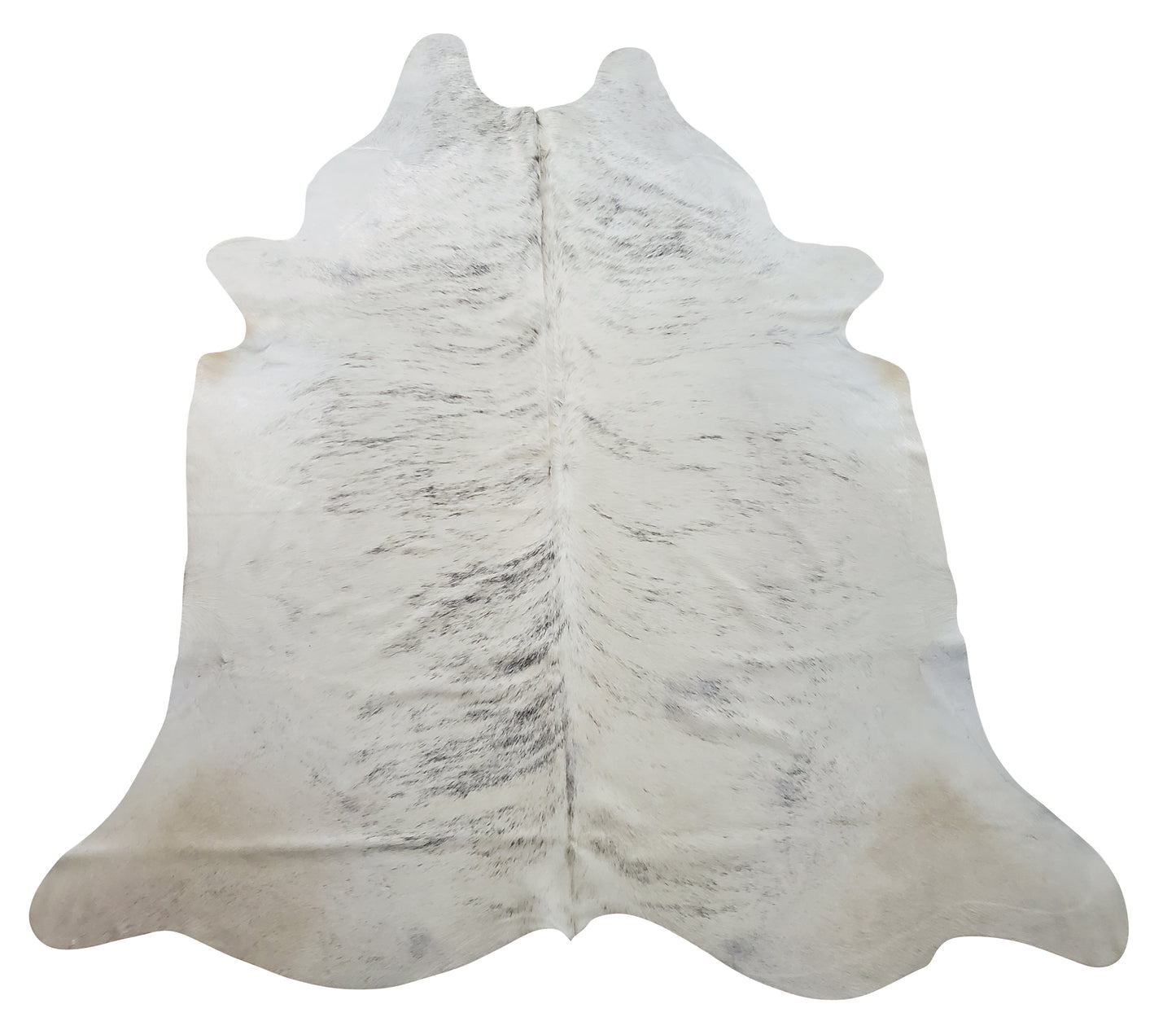 This cowhide rug is amazing the dark brindle goes so well with any wooden floor, natural and real plus suede leather backside and jumbo size.