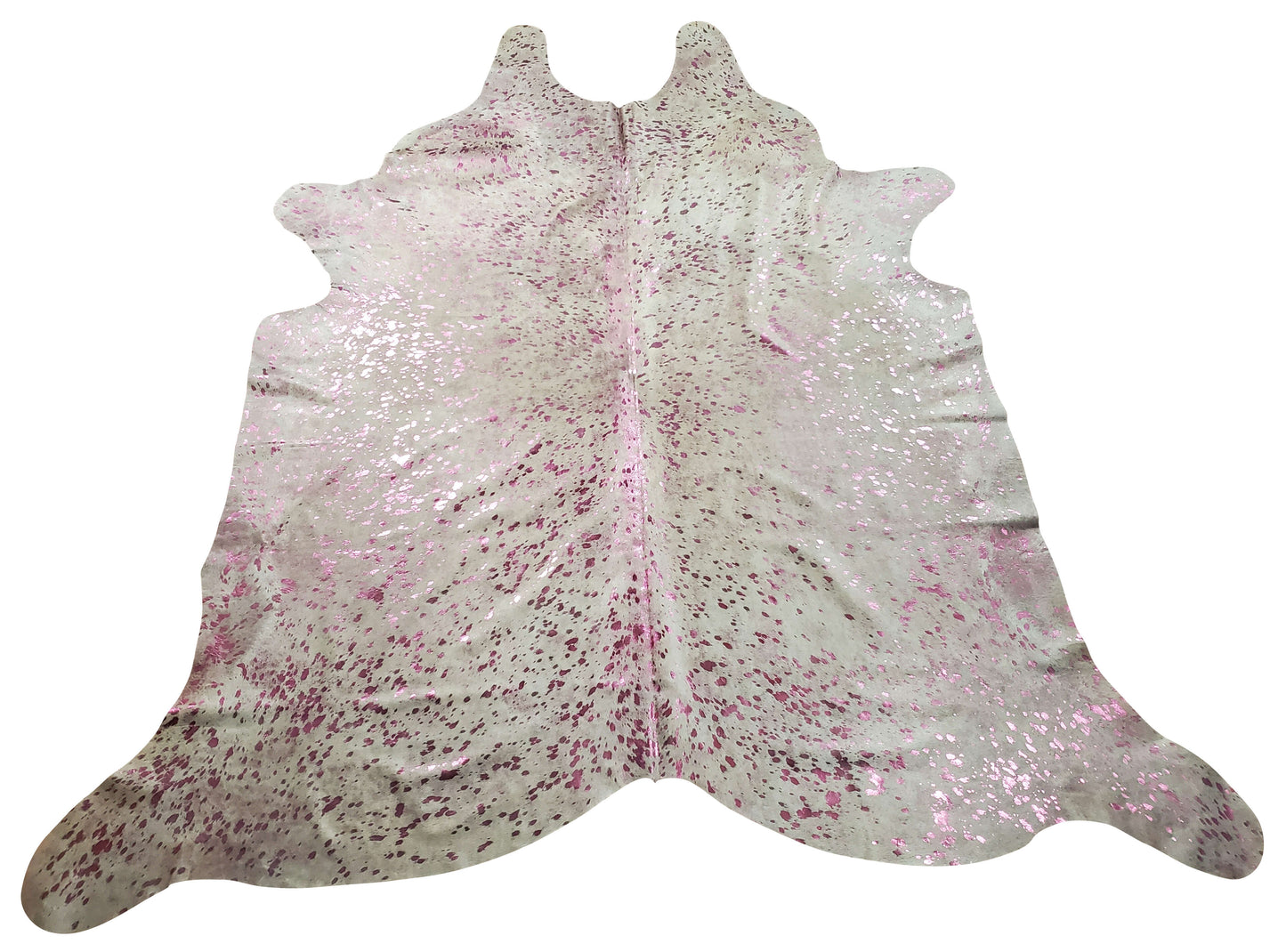 A totally lovely metallic cowhide rug with superb quality and bright pattern which is such a mood filter, fast communication and delivery on point.