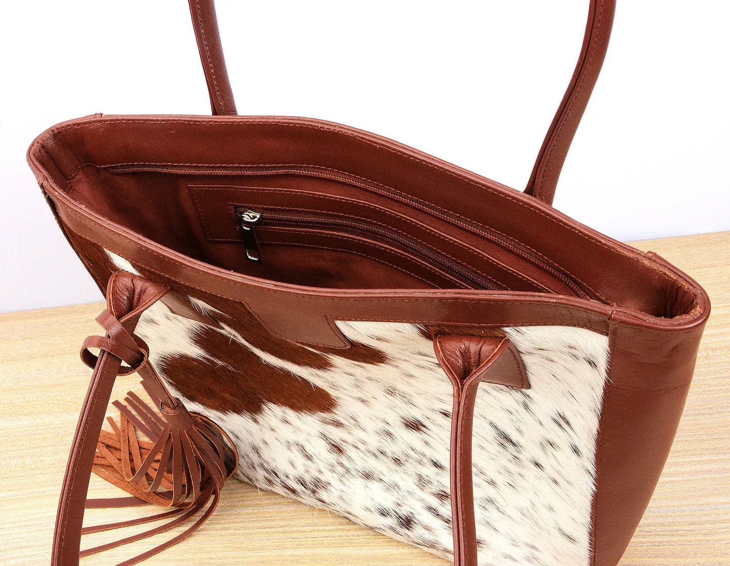 Cowhide Fur Bag