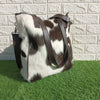 Cowhide Shoulder Bucket Purse