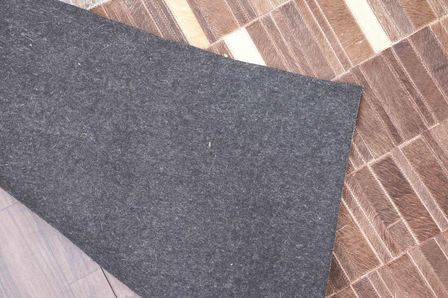 Real Cowhide Patchwork Tricolor