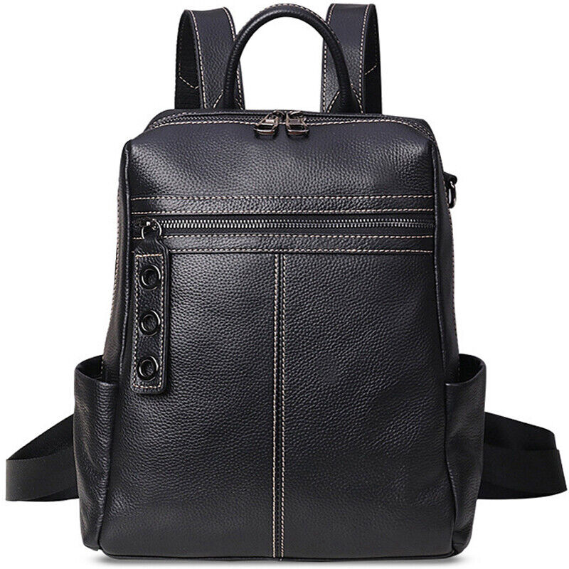 Real Leather Backpack Travel Bag