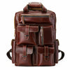 The real leather backpack is the perfect companion for hikes, trips and everyday use. With its classic design and sturdy construction, it’s both stylish and functional.