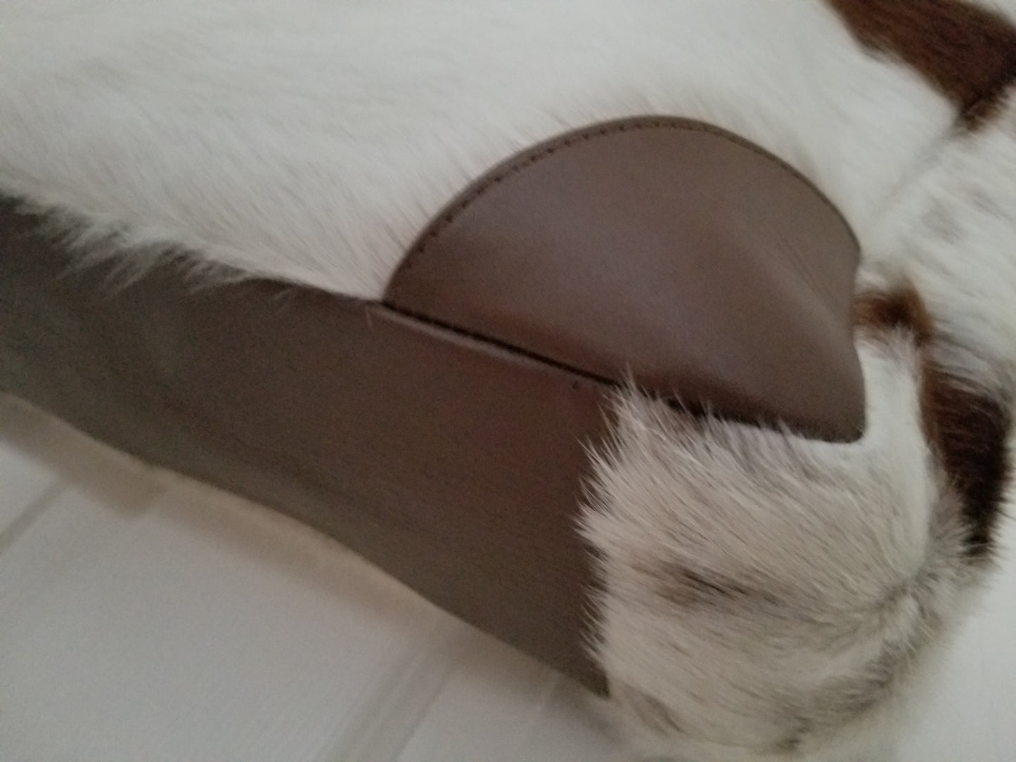 Cowhide cross body purse made from real and premium Leather