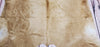 Cowhide Rug Champagne Beige 80 X 72 Inches