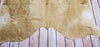 Cowhide Rug Champagne Beige 80 X 72 Inches