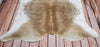 Large Champagne Cowhide Rug 82 X 74 Inches