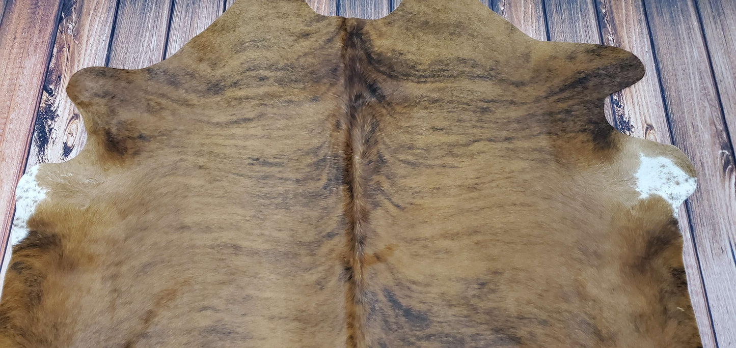 brindle cowhide rug