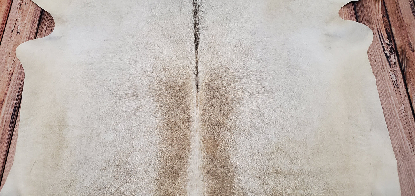 Exotic Grey Cowhide Rug 7.2ft x 6.3ft