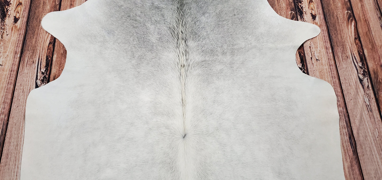 Brazilian Grey Cowhide Rug 7.3ft x 6.2ft