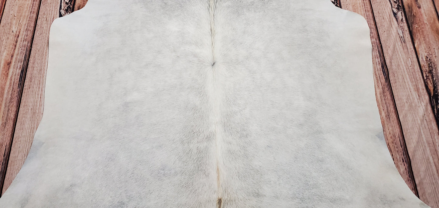 Brazilian Grey Cowhide Rug 7.3ft x 6.2ft