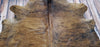 Brazilian Brown Brindle Cowhide Rug 6.2ft x 6ft