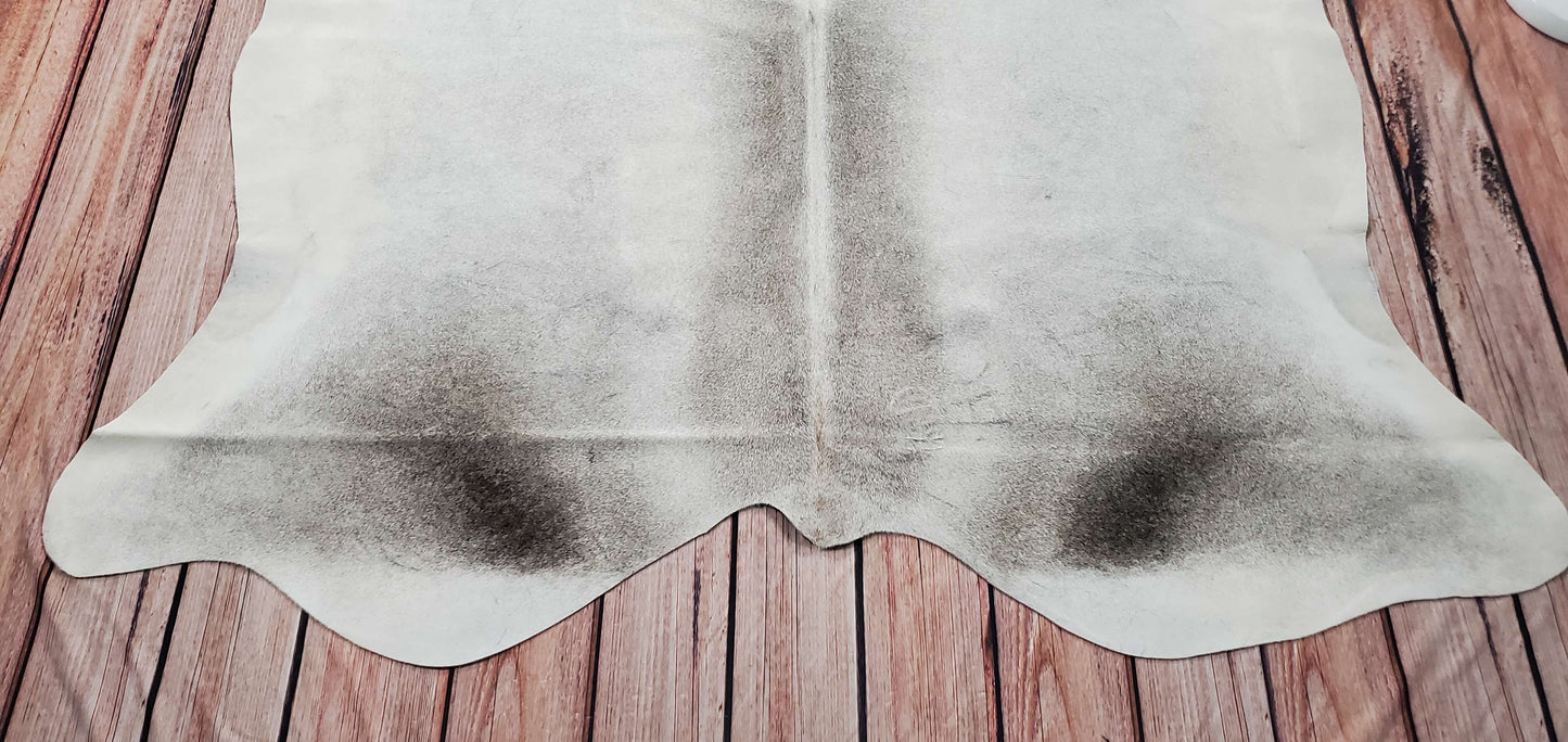 This grey cowhide rug will look stunning in any USA cottage or farmhouse decor.