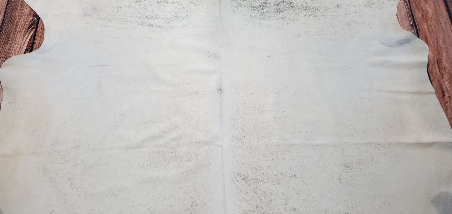 Light Brindle Tan Real Cowhide Rug 7.4ft x 7ft