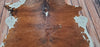 Exotic Chocolate Brown Cowhide Rug 7ft X 6ft