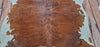 Exotic Chocolate Brown Cowhide Rug 7ft X 6ft