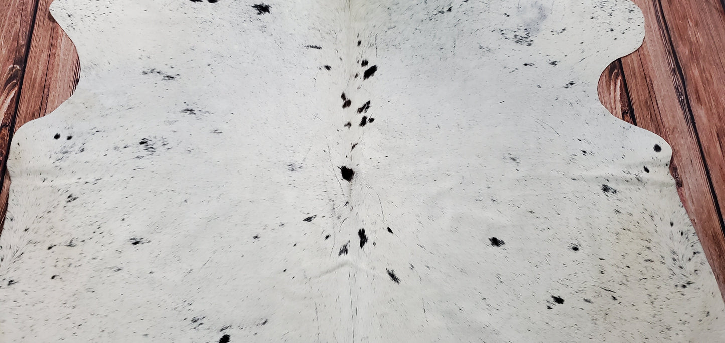 Salt and pepper cowhide rugs 6.6ft x 7ft