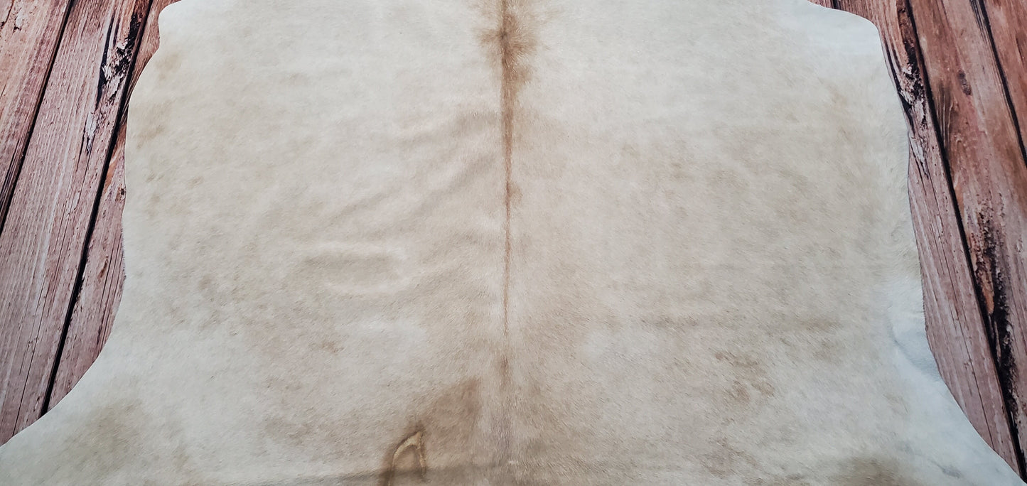 Beige Cowhide Rug Brazilian Cowhide
