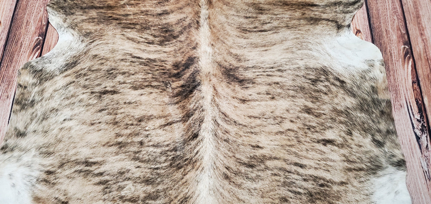 Brindle Cowhide Rug 6ft X 6ft