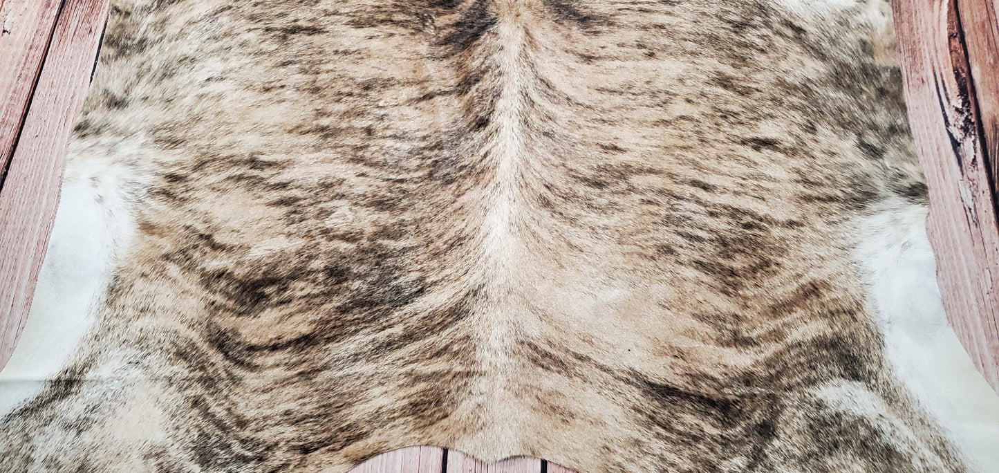 Brindle Cowhide Rug 6ft X 6ft