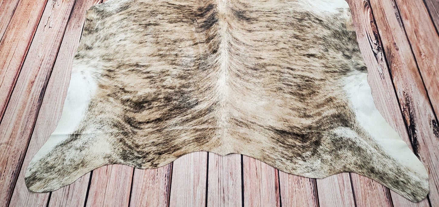 Brindle Cowhide Rug 6ft X 6ft