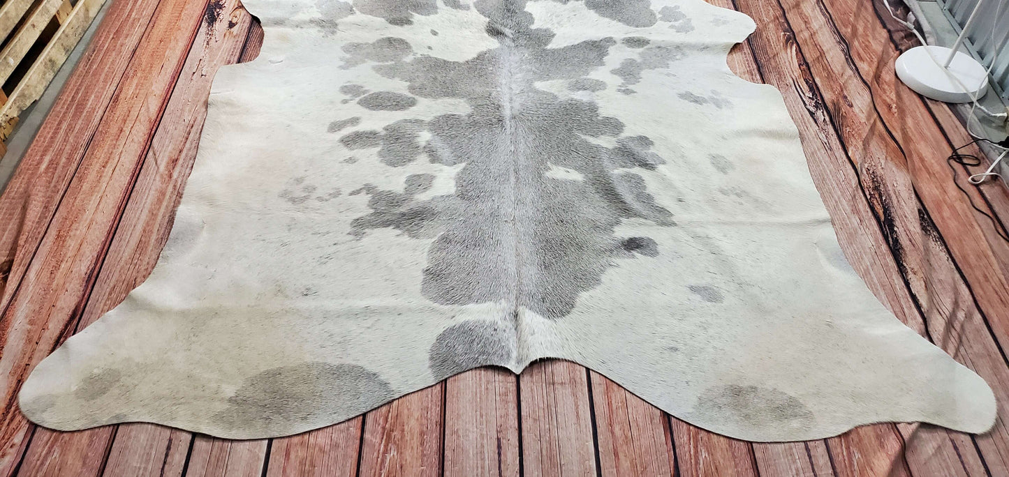 Adding a beautiful gray and white cowhide rug is certainly an excellent way to transform your living room into a visually pleasing area, and these are extremely easy to clean.