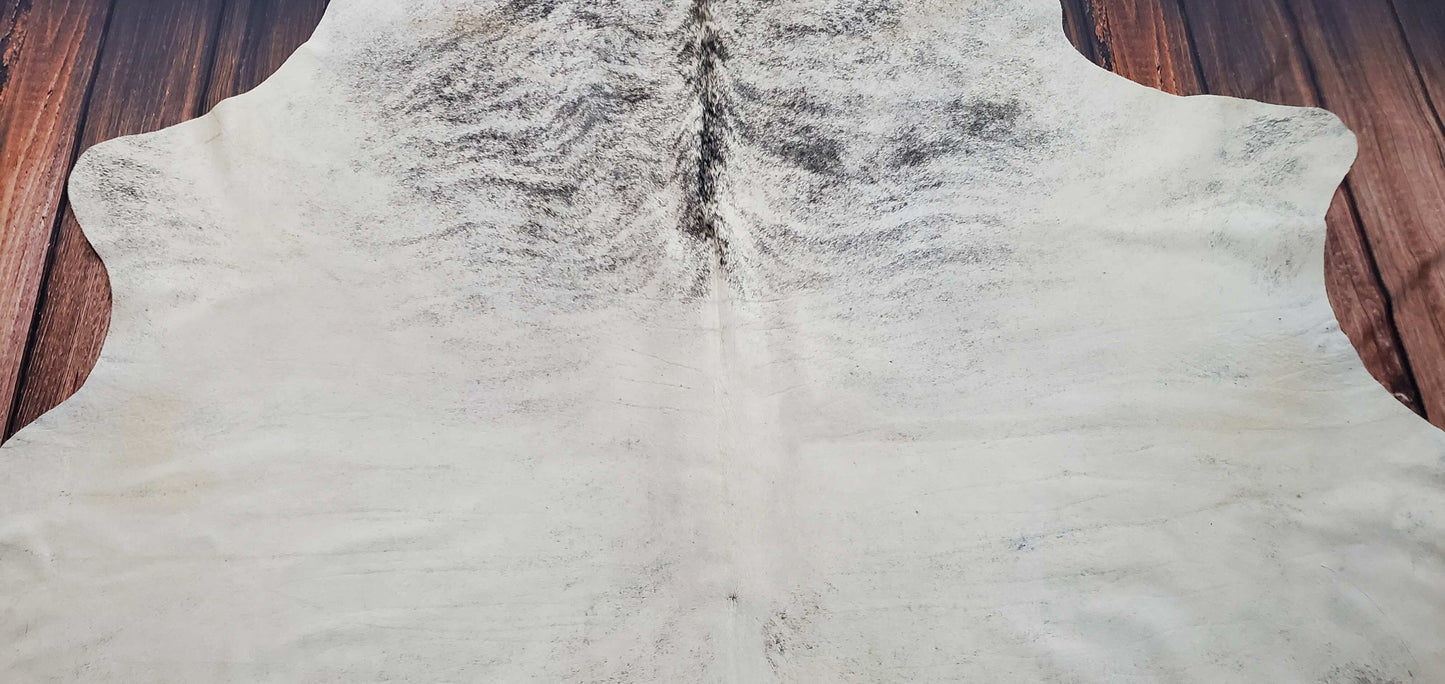 Light Brindle Cowhide Rug 6.8ft x 6.3ft
