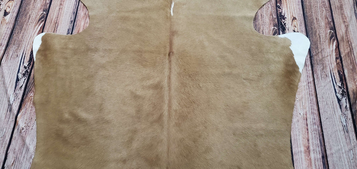 Extra Small Natural Cowhide Rug Boho Living Room