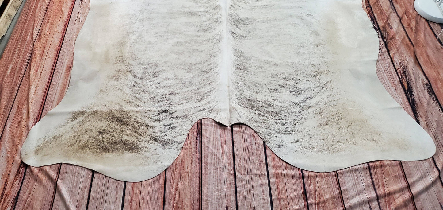 These brindle cowhide rugs are available in a variety of sizes, very soft and smooth, great for upholstery projects.