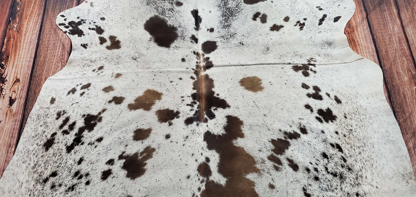 Genuine Cowhide Rug Speckled 6.6ft x 6.4ft
