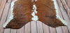 Small Cowhide Rug Brown Hereford 6.2ft x 5.4ft