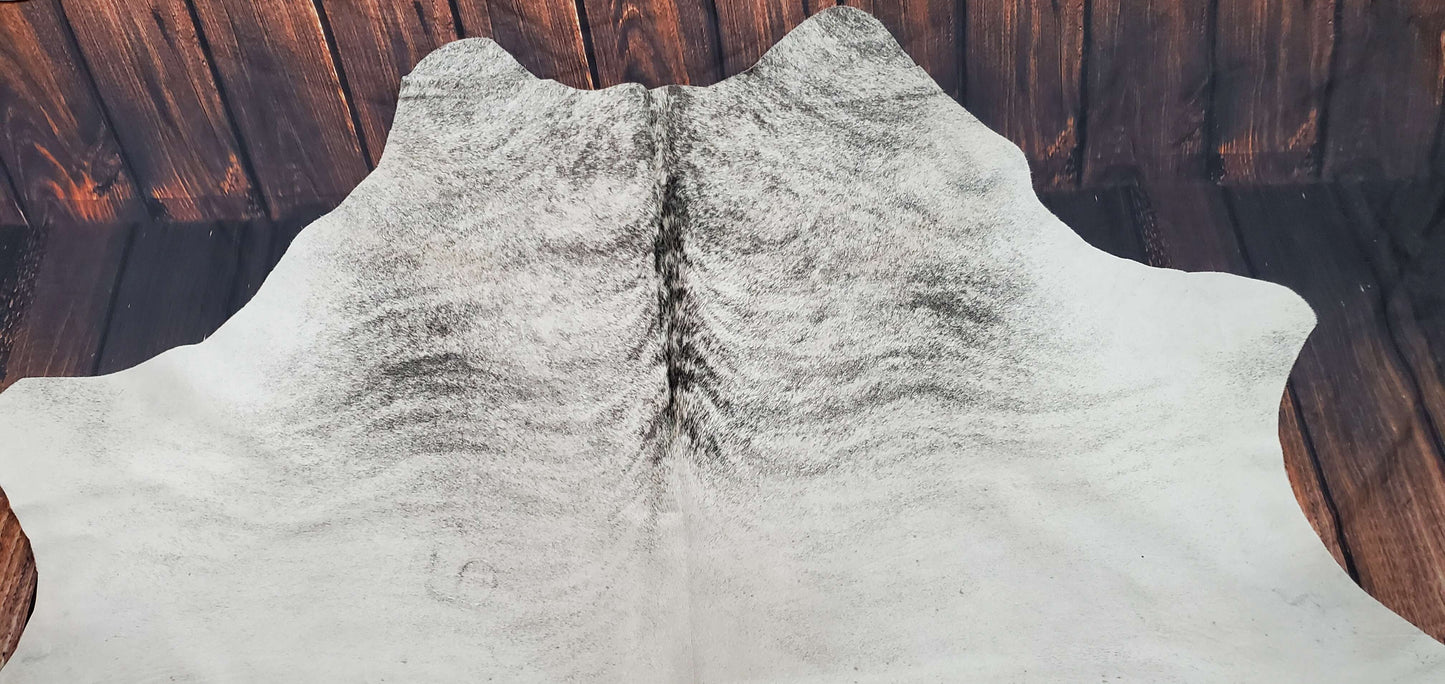 Extra Large Light Brindle Cowhide Rug 7.7ft x 7ft