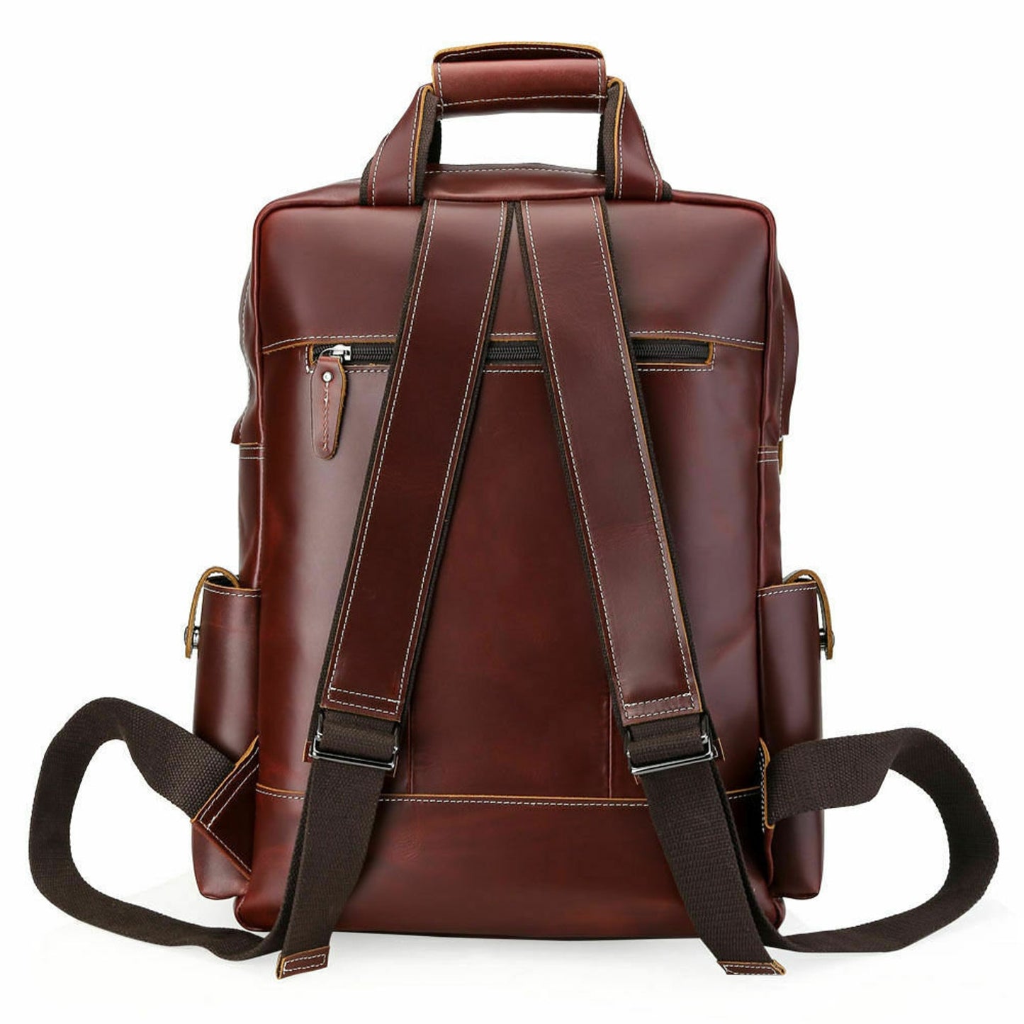 The exotic leather backpack comes with adjustable straps to fit different heights and body types, while a spacious interior provides plenty of room for all your essentials.