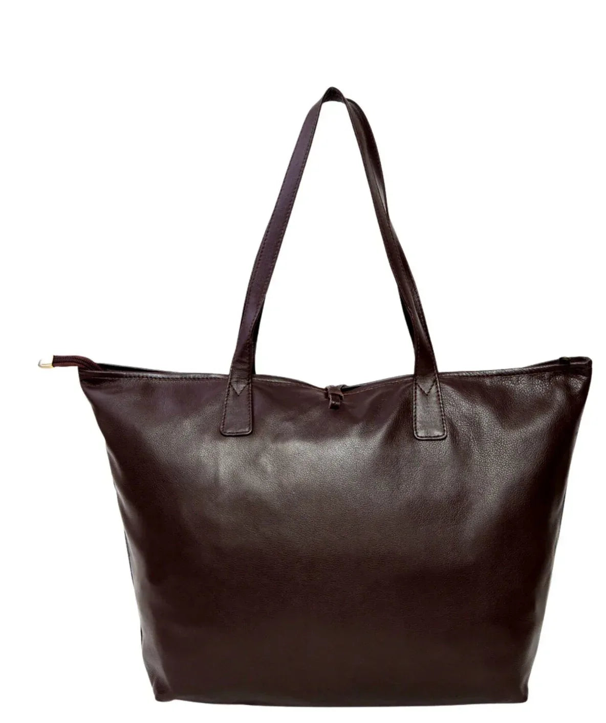 Natural Tricolor Cowhide Tote Bag