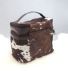 Natural Cowhide Makeup Bag