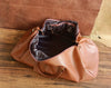 Exotic Brown Leather Duffel Bag