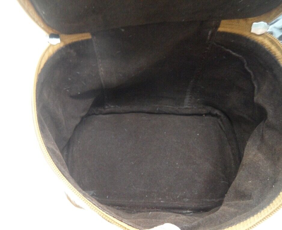 Natural Cowhide Makeup Bag