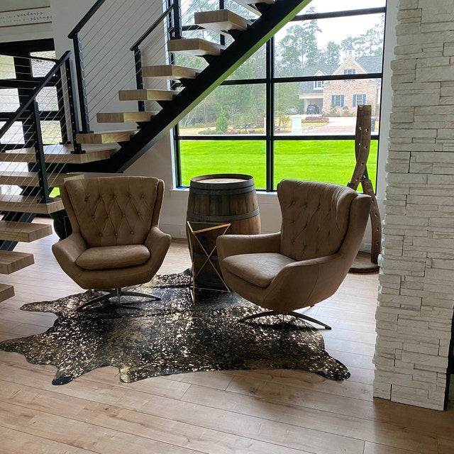 Each cowhide rug is completely unique - no two are exactly alike - so you can be sure that your rug is as one-of-a-kind as your sense of style. Shop our collection today and bring the beauty of nature into your home.