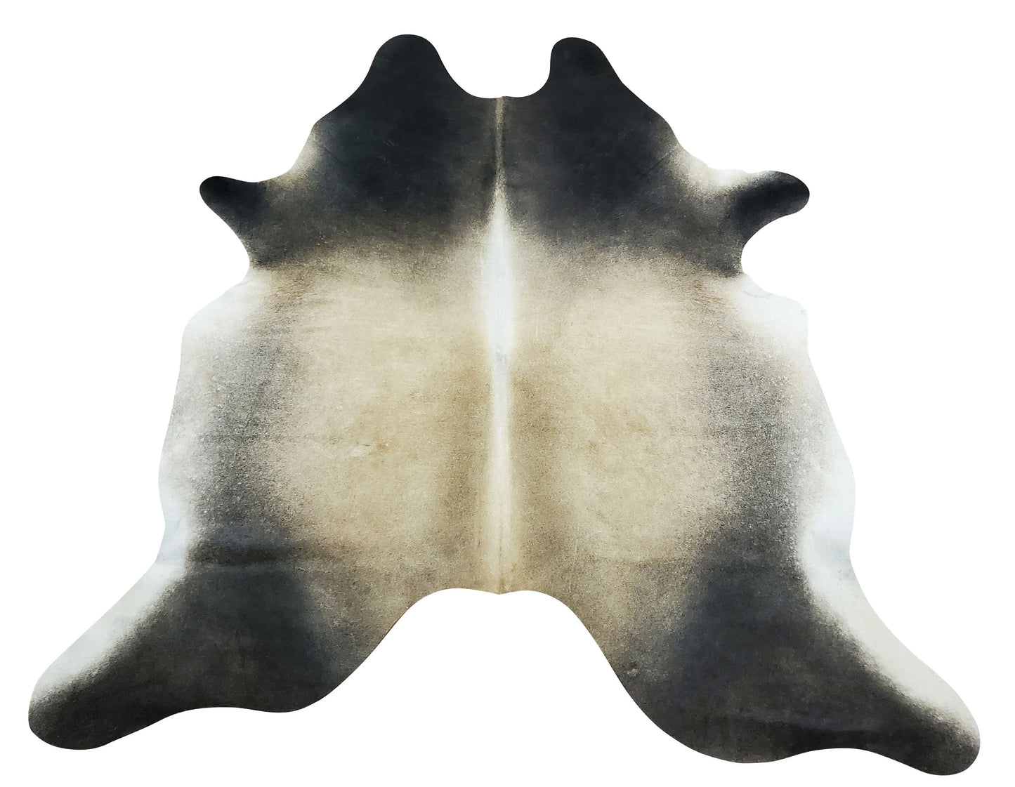 Dark Ivory Cowhide Rug 6.6ft x 6ft