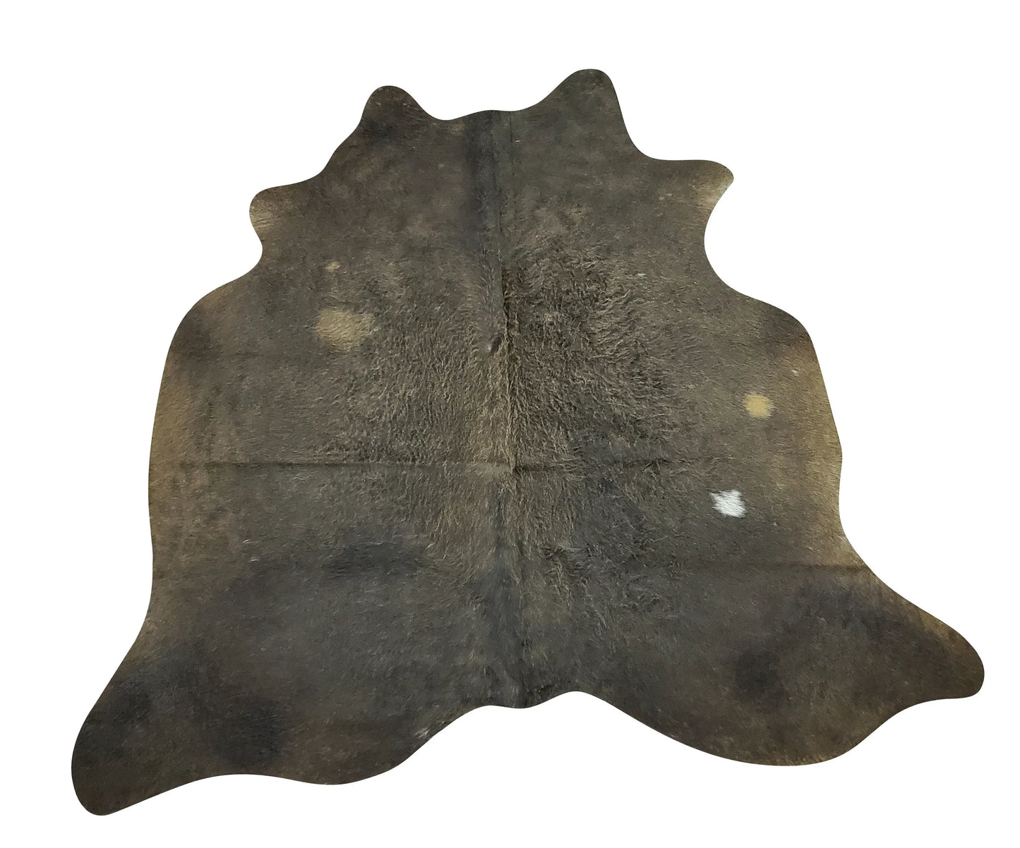 Dark Extra Small Cowhide Rugs 5.5ft x 5.5ft