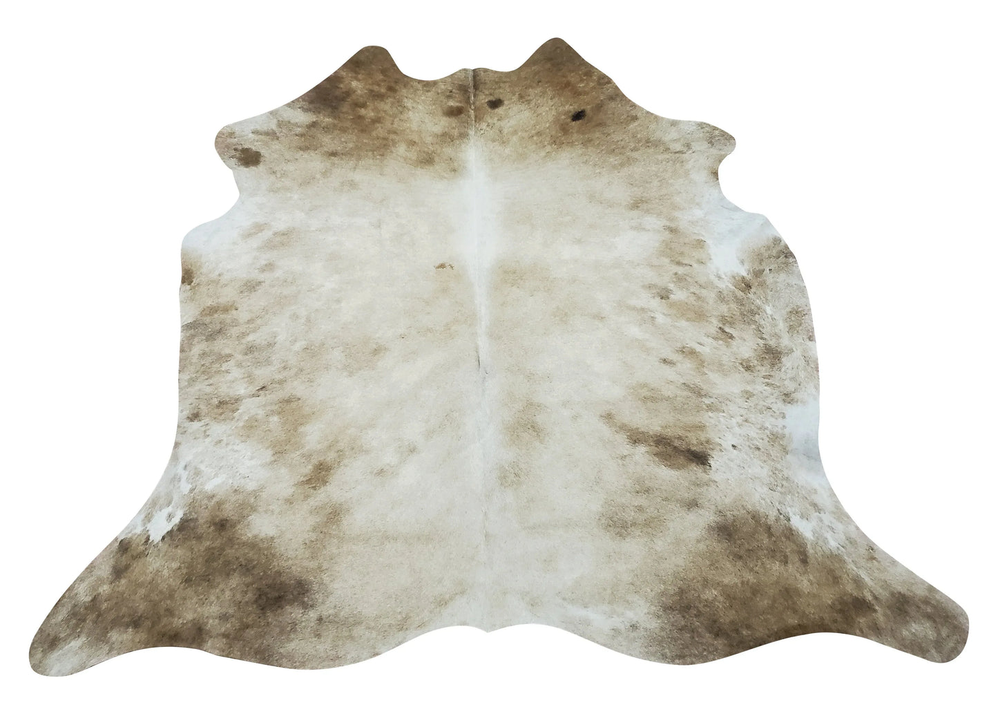 Natural Cowhide Rug Light Champagne 6.5ft x 6.6ft