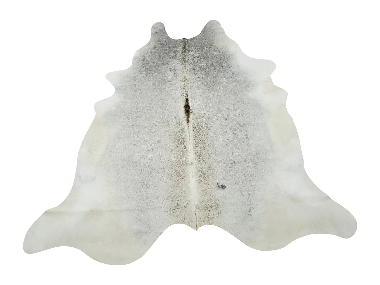 Grey Authentic Cowhide Rug 6.6ft x 6.2ft