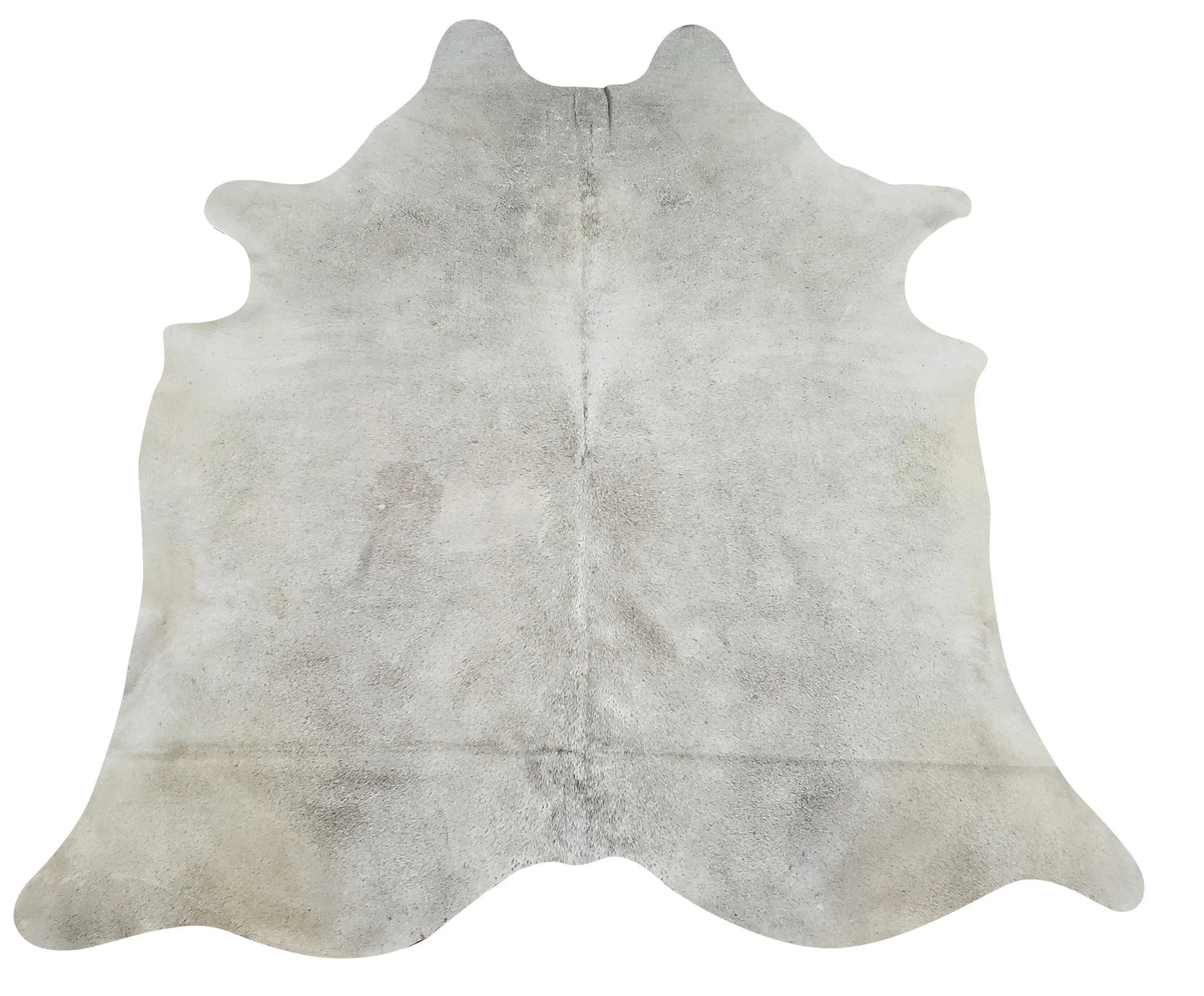 Real Gray Cowhide Rug 7ft X 5.6ft