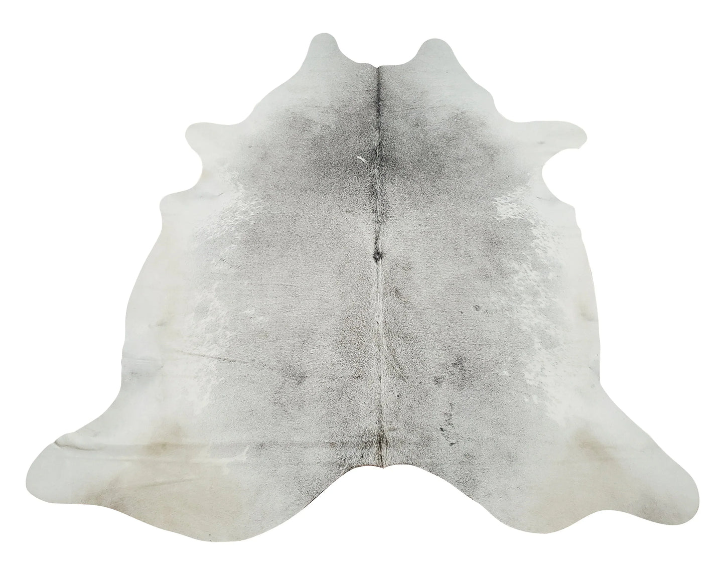 Brazilian Light Grey Cowhide Rug 6.9ft X 6.4ft